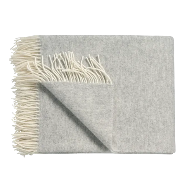 Vandyck Home Bellavita pledd coolgrey 130x220 ull