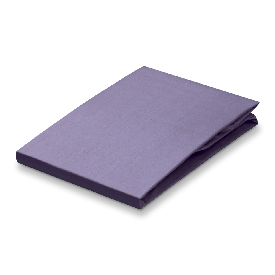 Vandyck Percale laken purple 160x260 mercerisert bomull