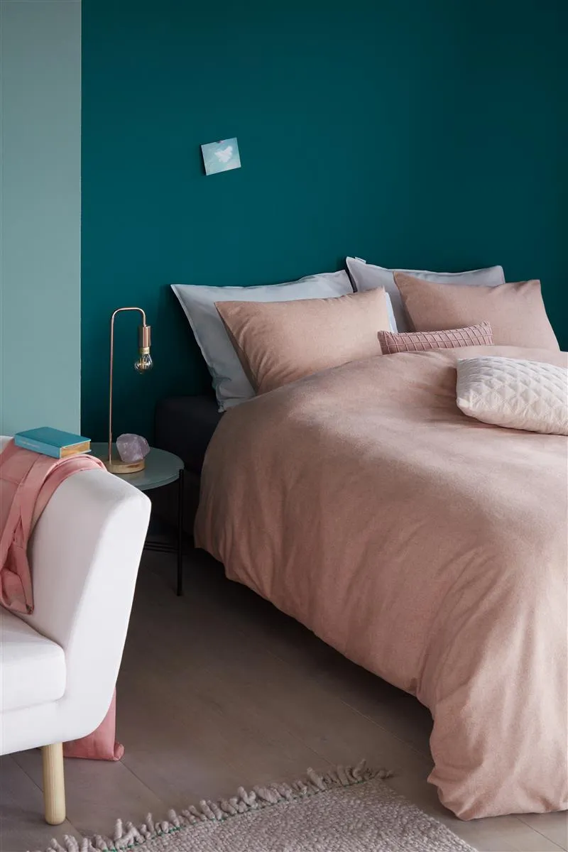 Beddinghouse Frost dynetrekk 140x200 cm rosa flanell