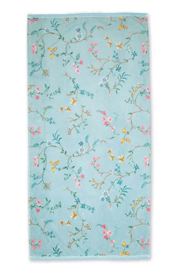 Pip Studio Les Fleurs vaskeklut 16x22 blå