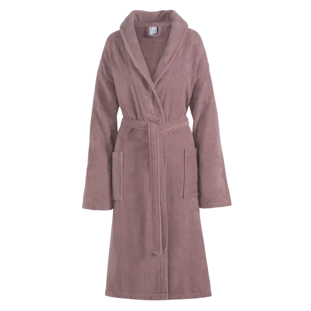 Vandyck Prestige Uni badekåpe mauve velourbomull