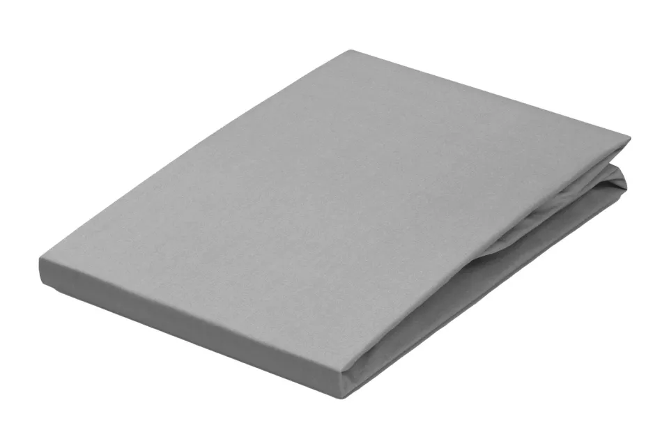 Vandyck Percale strekklaken steelgrey 140x200 bomull