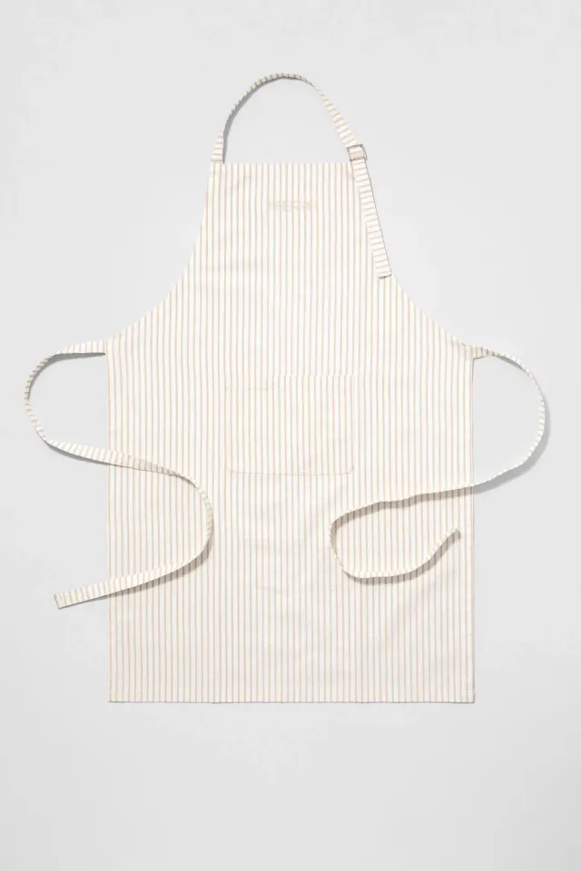 Hellstrøm forkle kremhvit beige økologisk 102x68 cm