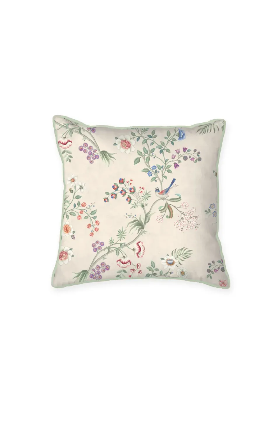 Pip Studio Lotus Lullaby pyntepute 45x45 cm offwhite bomull