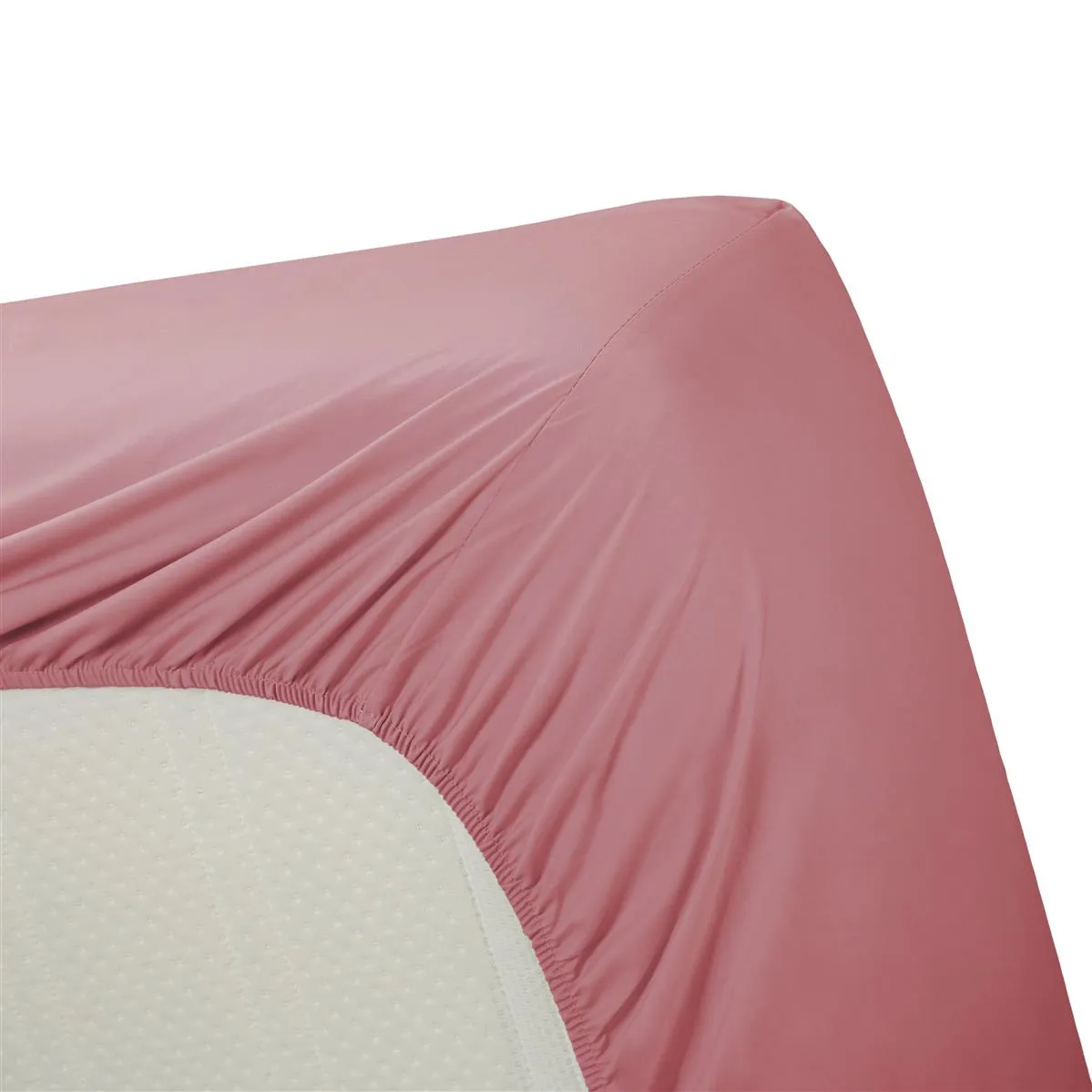 Ambiante Cotton Uni laken rosa 140x200 cm bomull