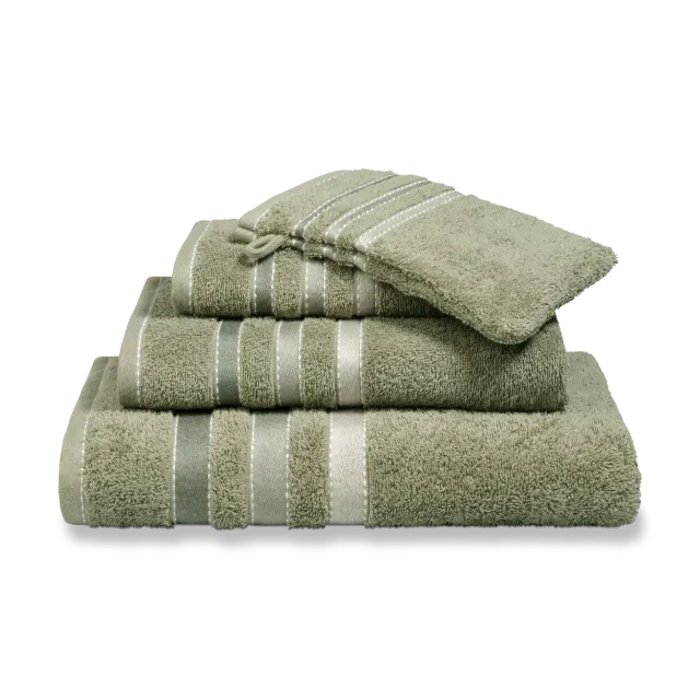 Vandyck Prestige Lines håndkle smoke green 60x110 striper