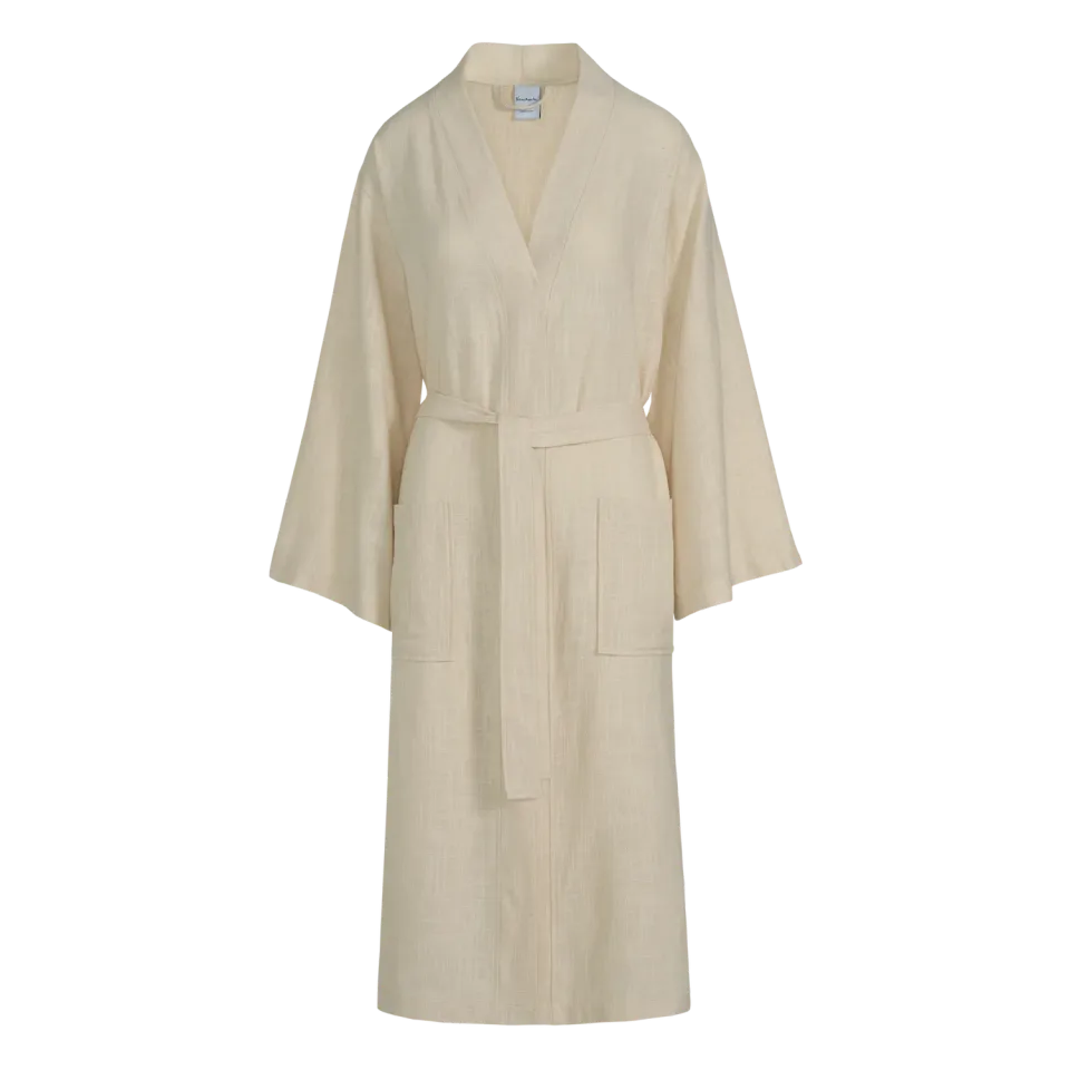 Vandyck Lola badekåpe cream tan dame kimono