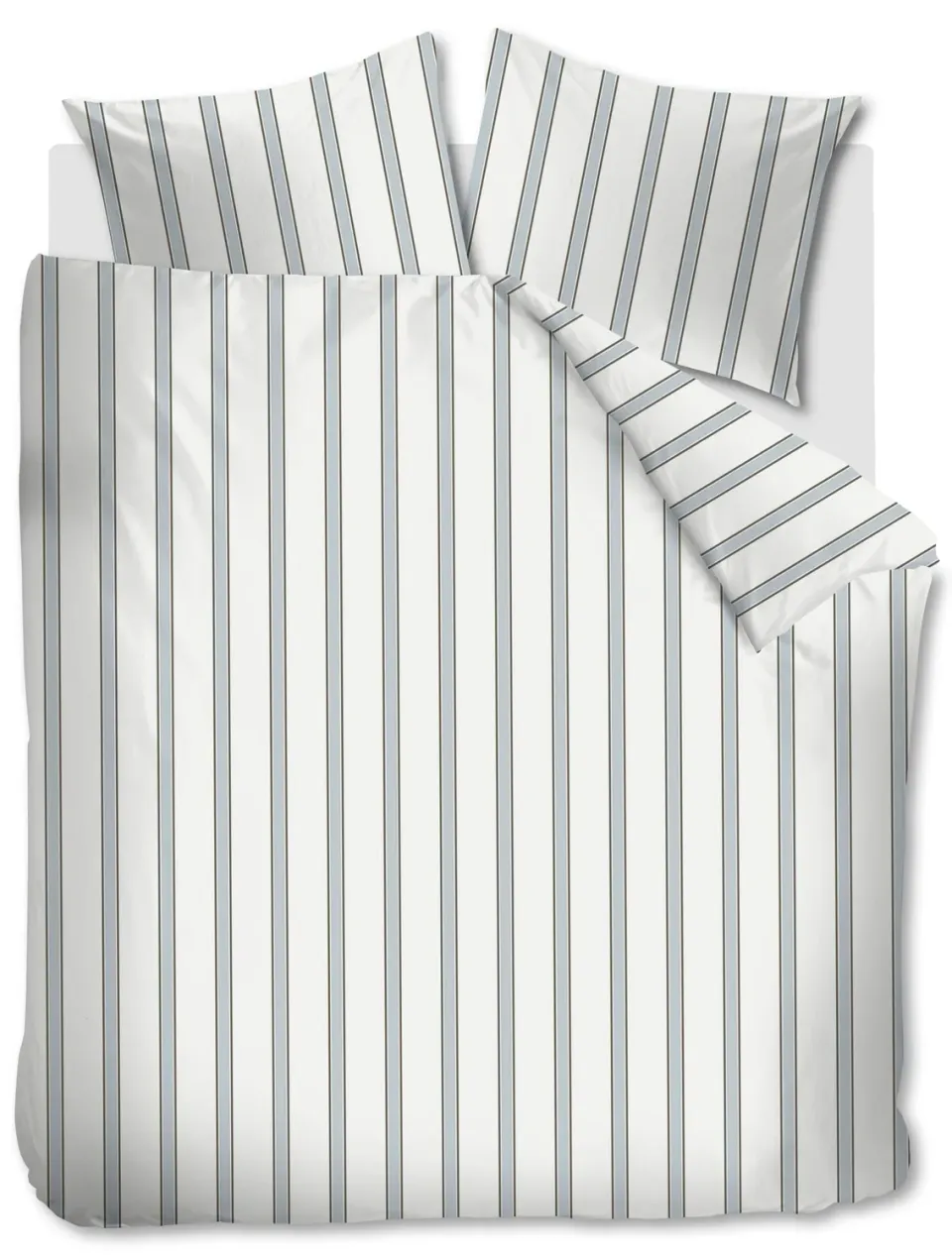 vtwonen Fun Stripe dynetrekk 140x220 blå bomull