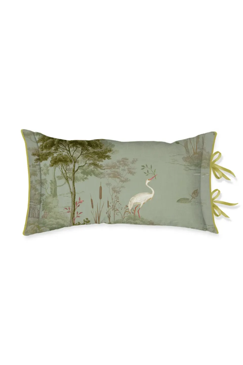 Pip Studio Darjeeling Days pyntepute grønn 35x60 perkal