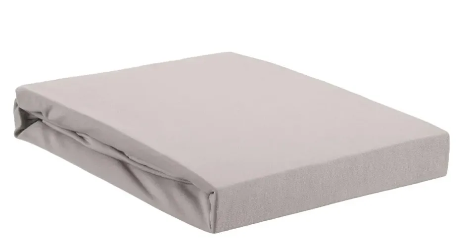 Beddinghouse Jersey Stretch laken lys grå 160x200 bomull