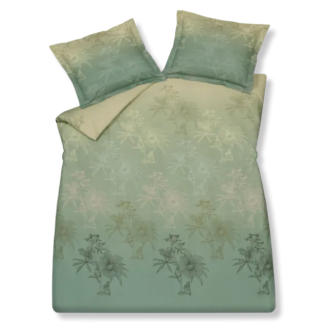 Vandyck Green Gift dynetrekksett smoke green dobbel bomull