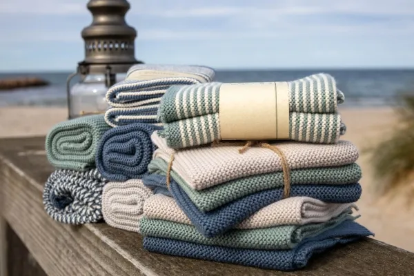 Solwang Design Nordic Breeze karklut 3-pk lyseblå økologisk