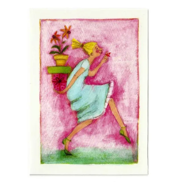 Aspegren Surprise postkort dobbeltkort 11x16 cm med konvolutt