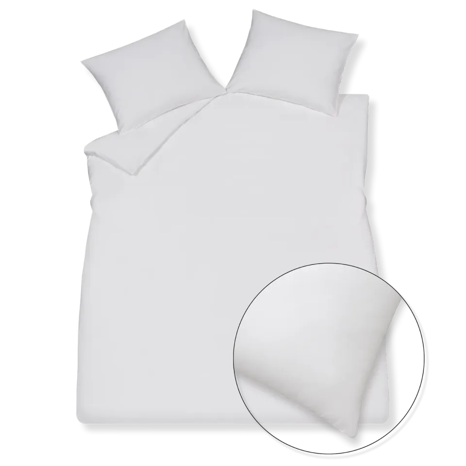 Vandyck Satin Luxe XL dynetrekksett white 260x240 økologisk