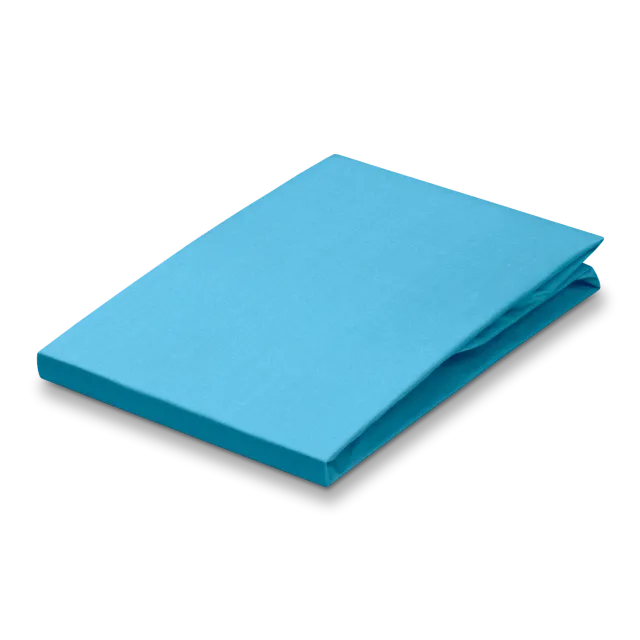 Vandyck Percale laken aqua 160x260 bomull