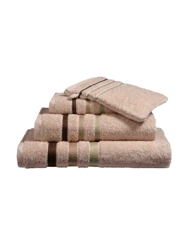 Vandyck Prestige Lines håndkle blush 60x110 stripet