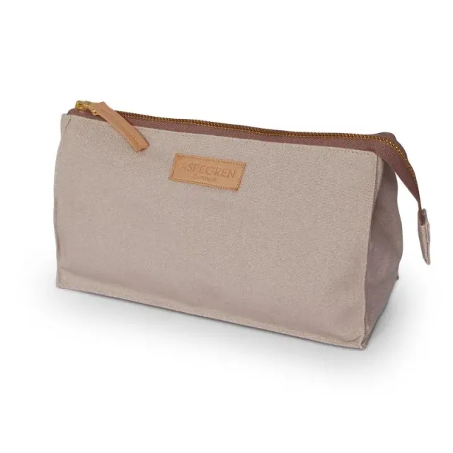Aspegren Denmark Small Khaki toalettmappe 16x23 canvas