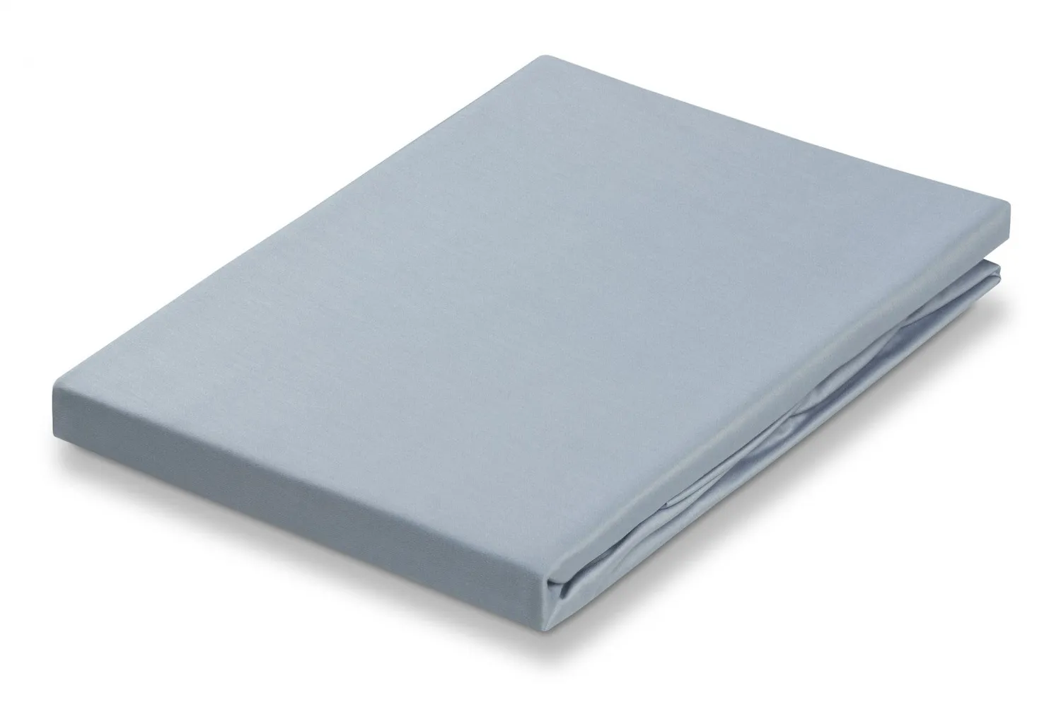 Vandyck Sateng stretchlaken dusty blue 140x200 sateng