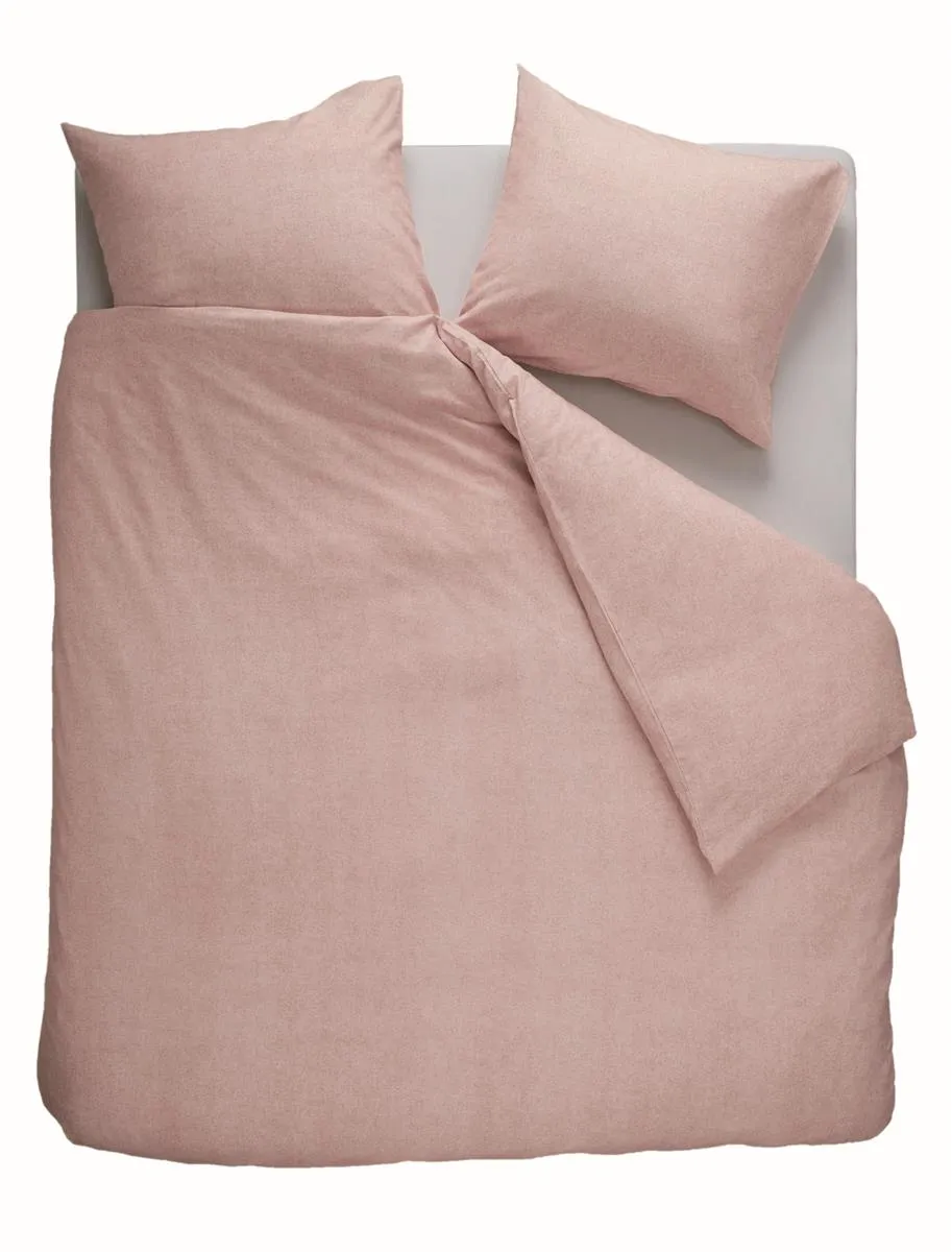 Beddinghouse Frost dynetrekk 140x200 cm rosa flanell