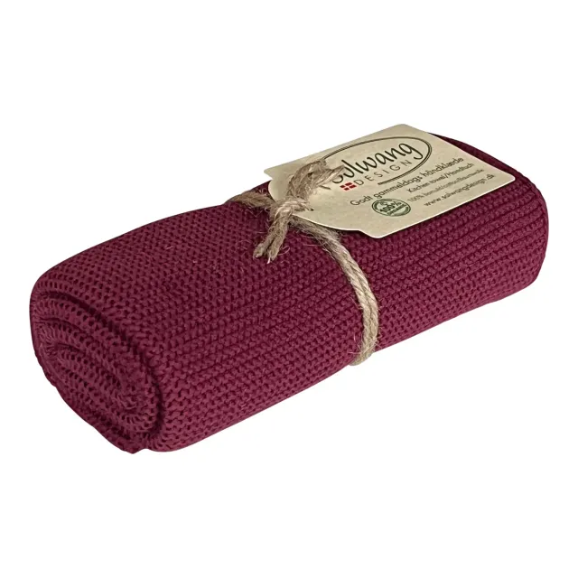 Solwang Design Bordeaux håndkle økologisk 1 stk