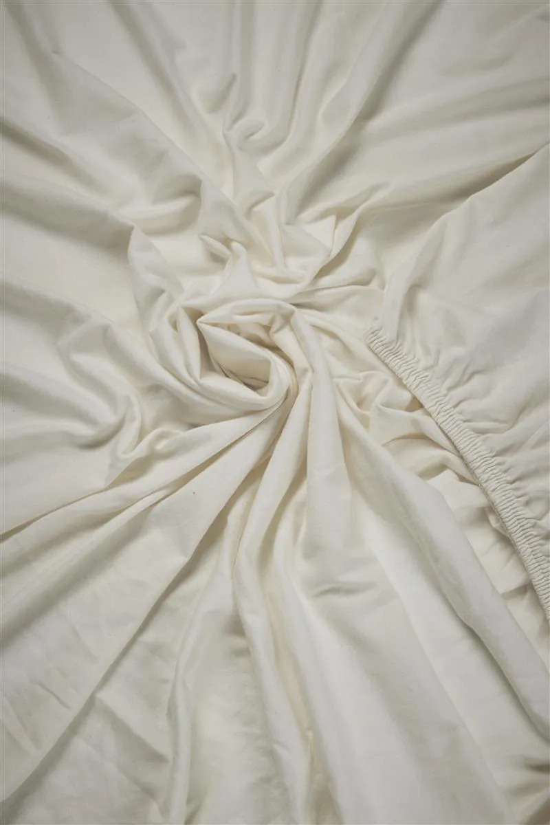 Beddinghouse Jersey laken 100x200 offwhite bomull