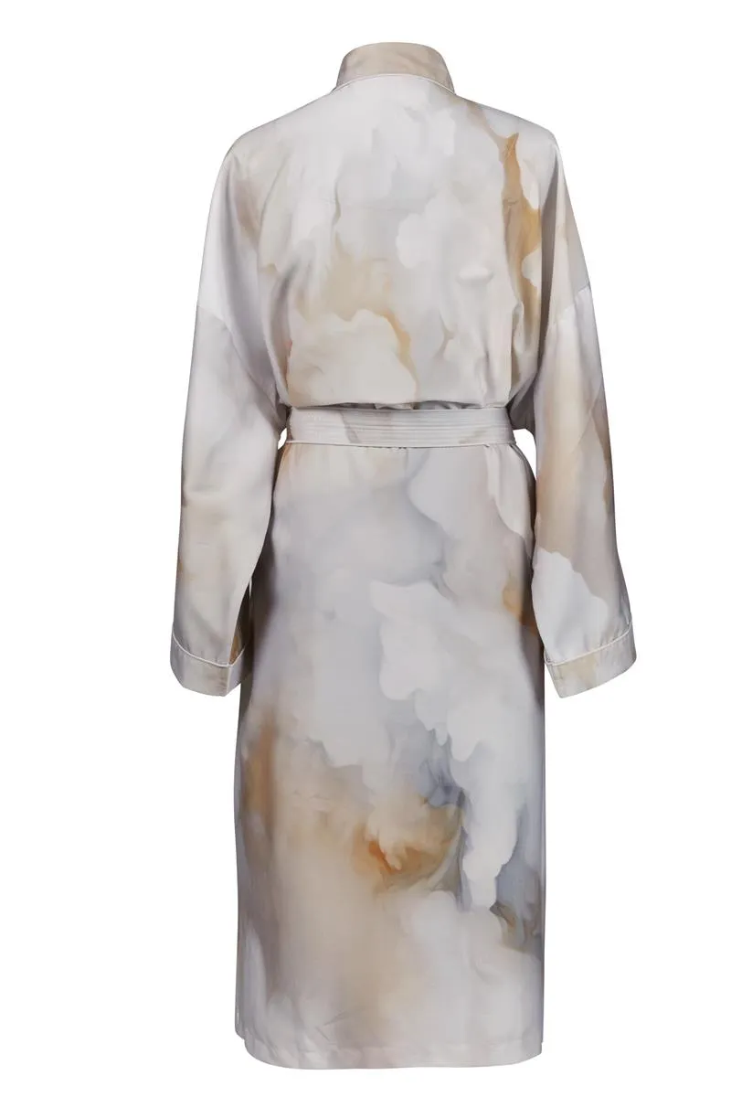 MOOOI Silk Bombis Kimono morgenkåpe pearl lyocell