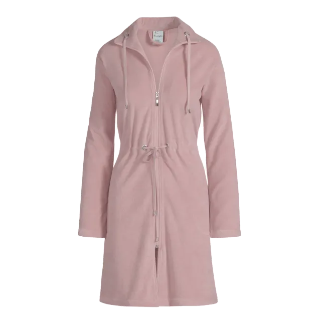 Vandyck Vogue badekåpe sepia pink Large – kort jersey
