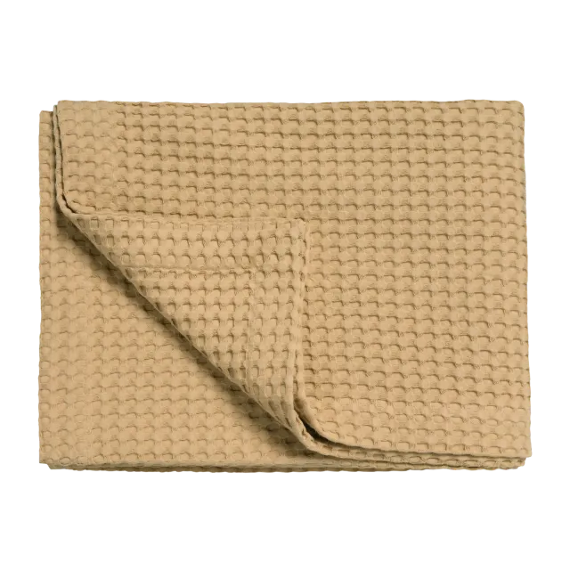 Vandyck Home Pique sengeteppe 270x250 aprikos bomull