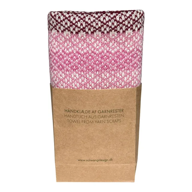 Solwang Design Restgarn Berry håndkle jacquard