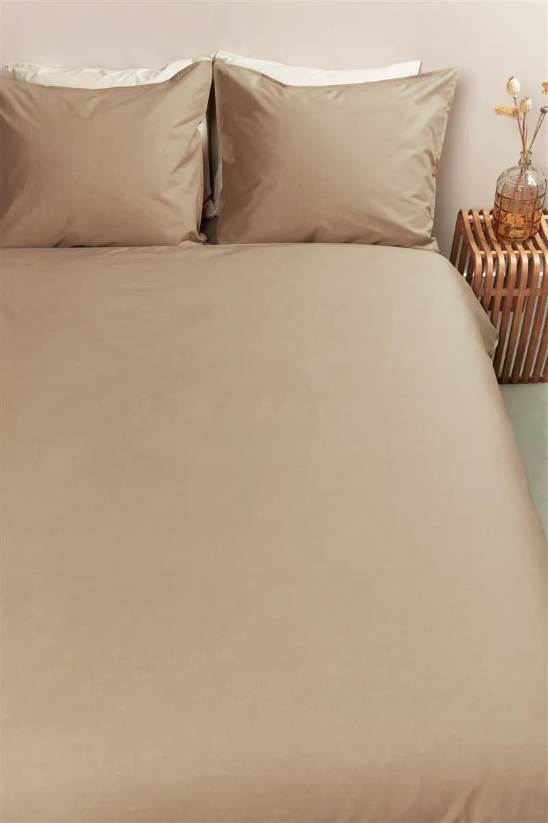 Ambiante Cotton Uni sengetøy 140x200-220 cm khaki