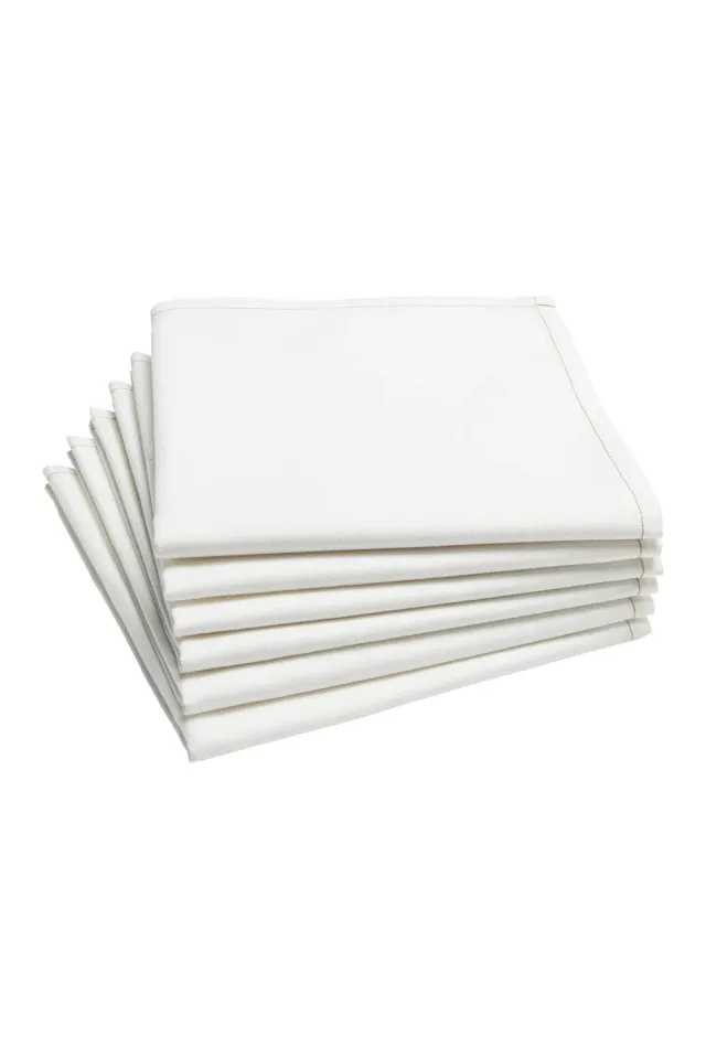 Coucke La Lilloise tøyservietter 6-pk linmiks farget