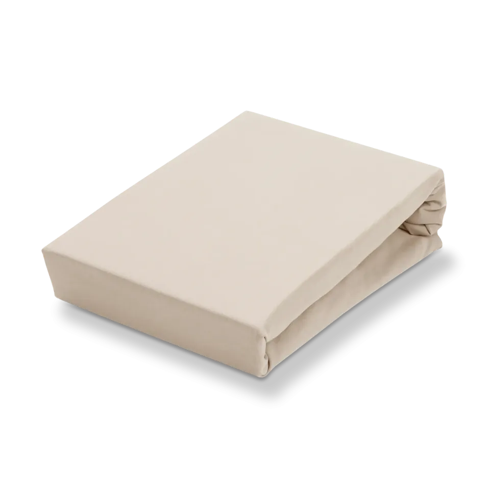 Vandyck Jersey Supreme split-topplaken 200x220 stone bomull