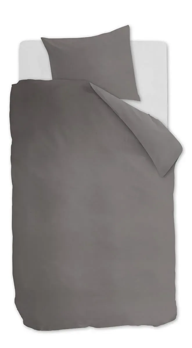 Ambiante Cotton Uni bomull dynetrekk 140x200 grå