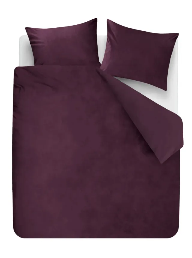 Beddinghouse Ambiante Velvety dynetrekk 140x200 vinrød fløyel