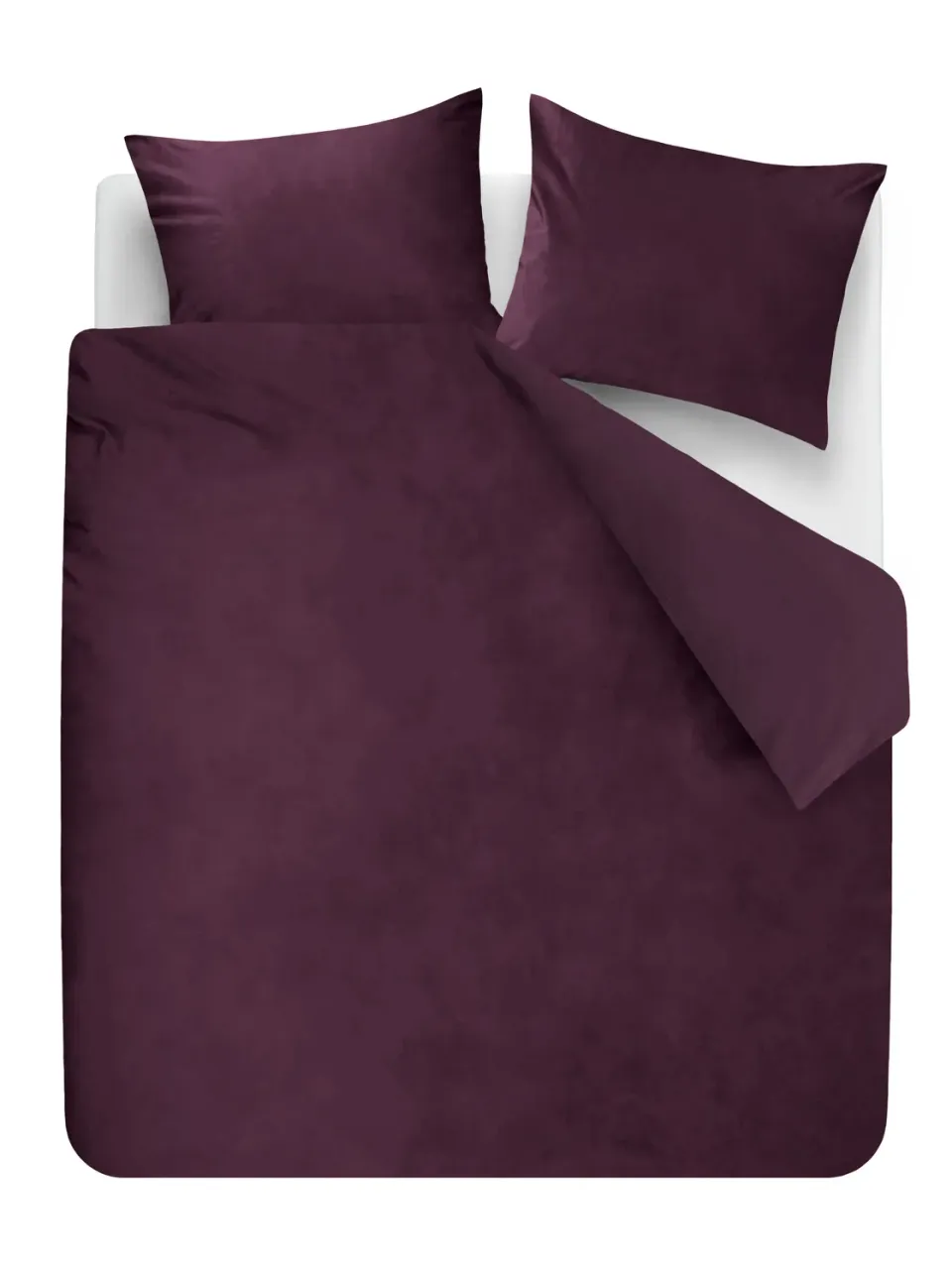 Beddinghouse Ambiante Velvety dynetrekk 140x200 vinrød fløyel