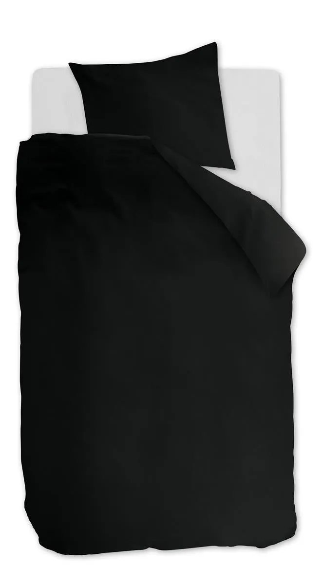 Ambiante Cotton Uni dynetrekk 140x200 svart bomull