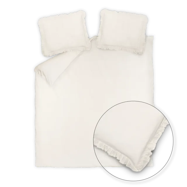 Vandyck Cotton Dream XL dynetrekks sett offwhite bomull