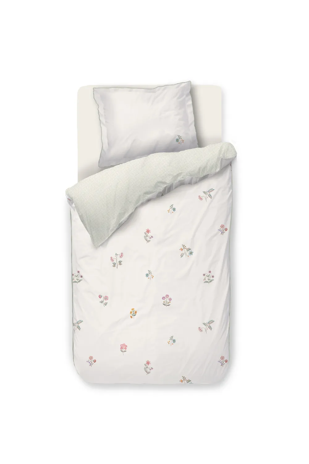 Pip Studio Mughal Flower dynetrekk 140x200 offwhite