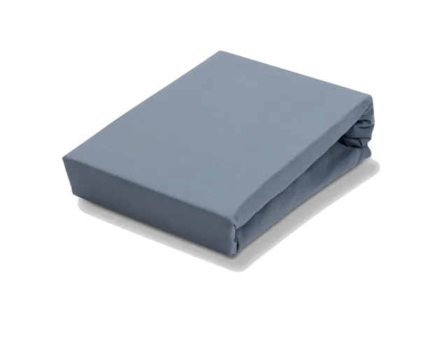 Vandyck Jersey Soft splittopperlaken dusty blue 140-160 stretch