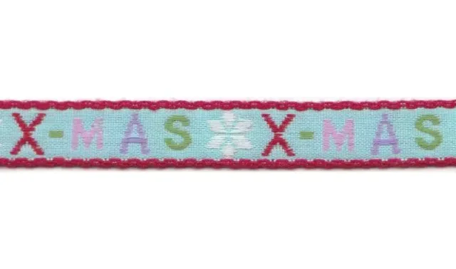 Aspegren Denmark X-mas Ribbon on Board gavebånd blå 3 m jul