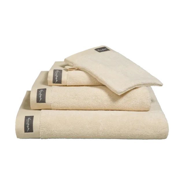 Vandyck Home Uni badelaken 90x180 beige bomull