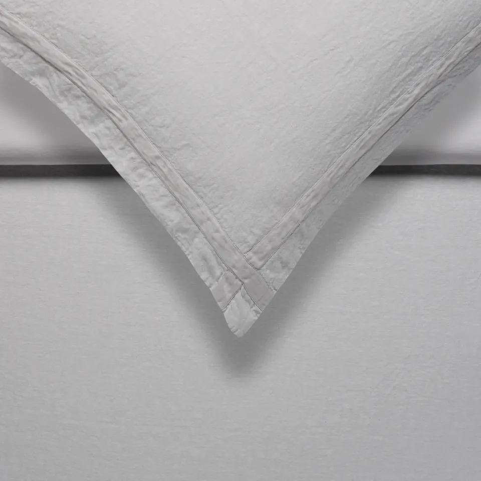 Vandyck Pure 12 dynetrekk 200x200 coolgrey lin og sateng