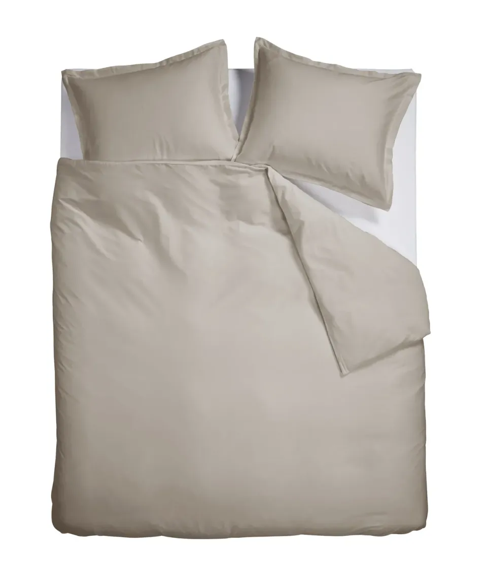 Ambiante Satin Uni dynetrekk 140x200 sand bomull