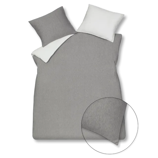 Vandyck Home 88 dynetrekk 200x200 grey lin/bomull