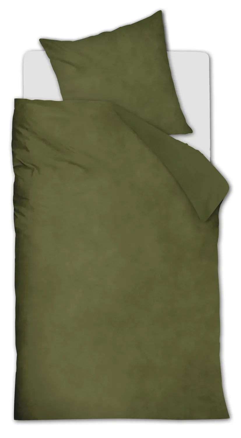 Ambiante Velvety dynetrekk 140x200 grønn fløyel