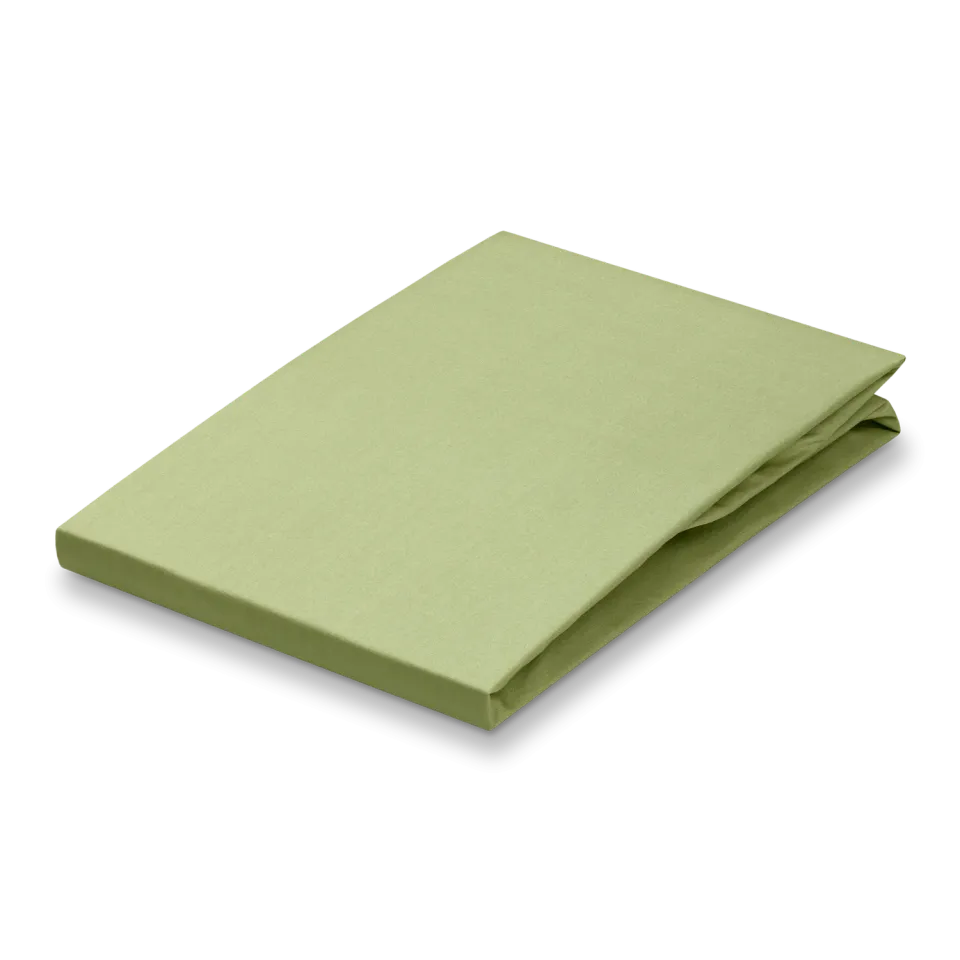 Vandyck Percale laken 160x260 pistasj bomull
