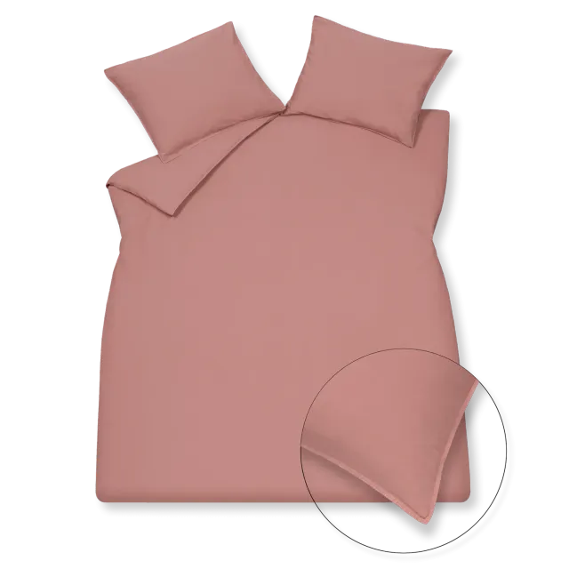 Vandyck Washed Cotton dynetrekk 200x200 ash rose bomull