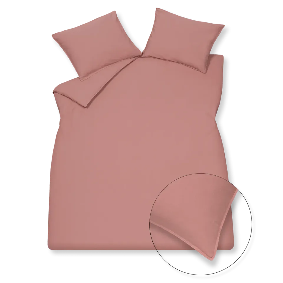 Vandyck Washed Cotton dynetrekk 200x200 ash rose bomull