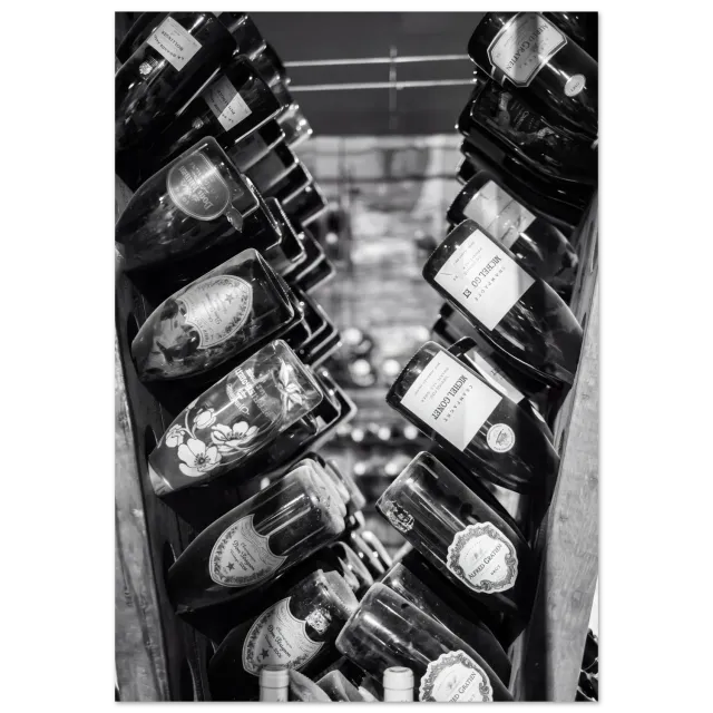 Hellstrøm Vantre wine cellar kunsttrykk 40x60 cm halvblank