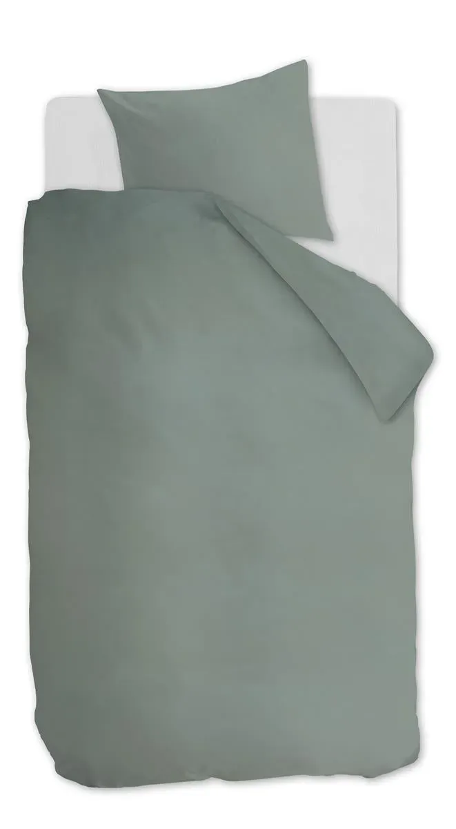 Ambiante Cotton Uni dynetrekk 140x200 grønn bomull